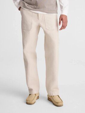 Men’s Madewell Reverse Sateen Stone Fatigue Pants 34 NWT